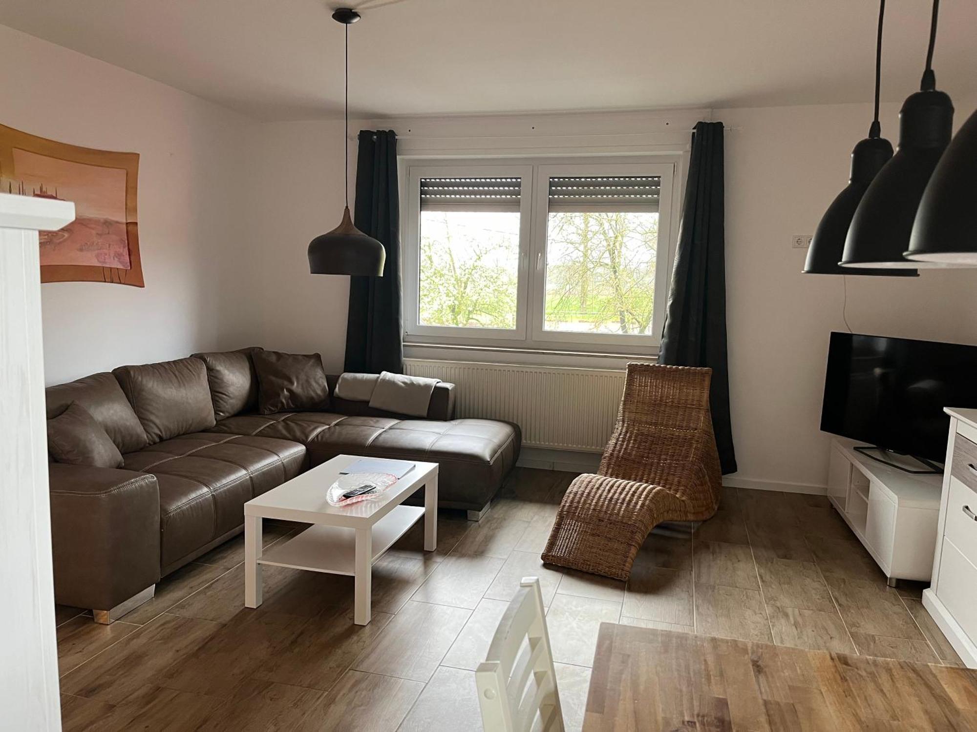 Wunderschoene Ferienwohnung Mit Balkon Auf Dem Bauernhof Greven Exterior photo